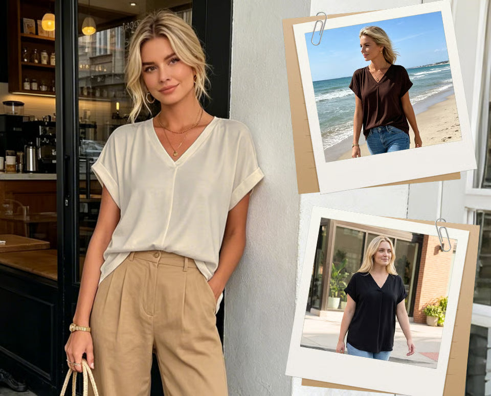 Blusa Nora Plisada