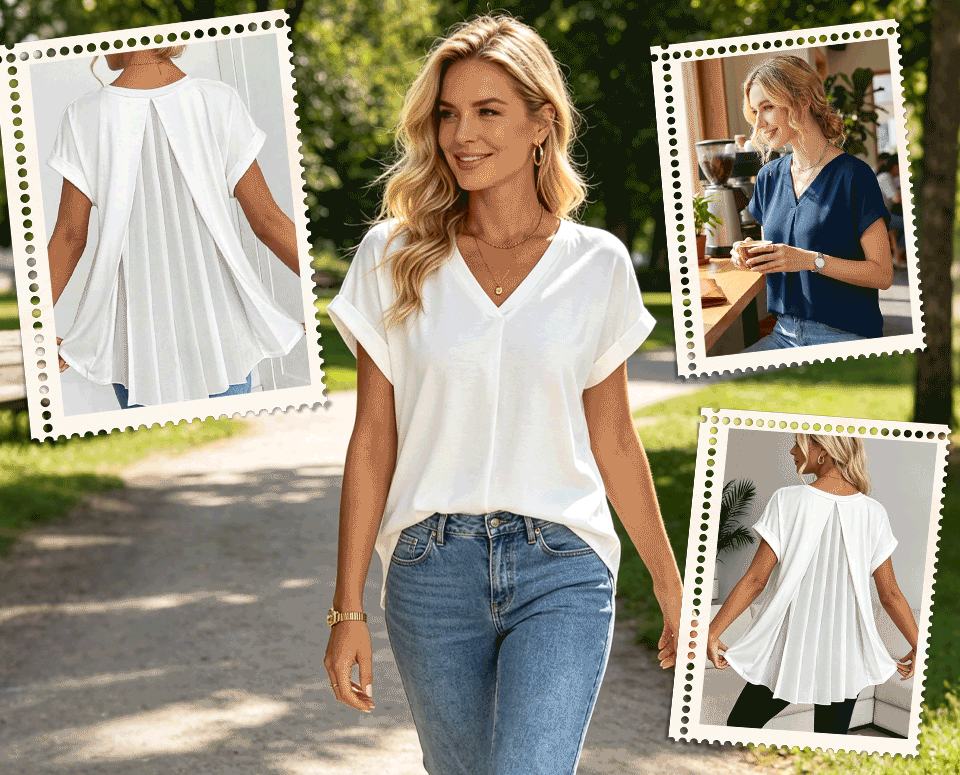 Blusa Nora Plisada