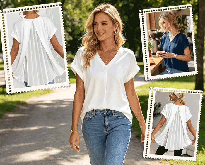 Blusa Nora Plisada