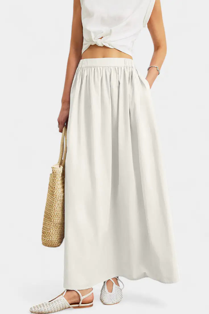 Falda Danae de Algodón Fluido