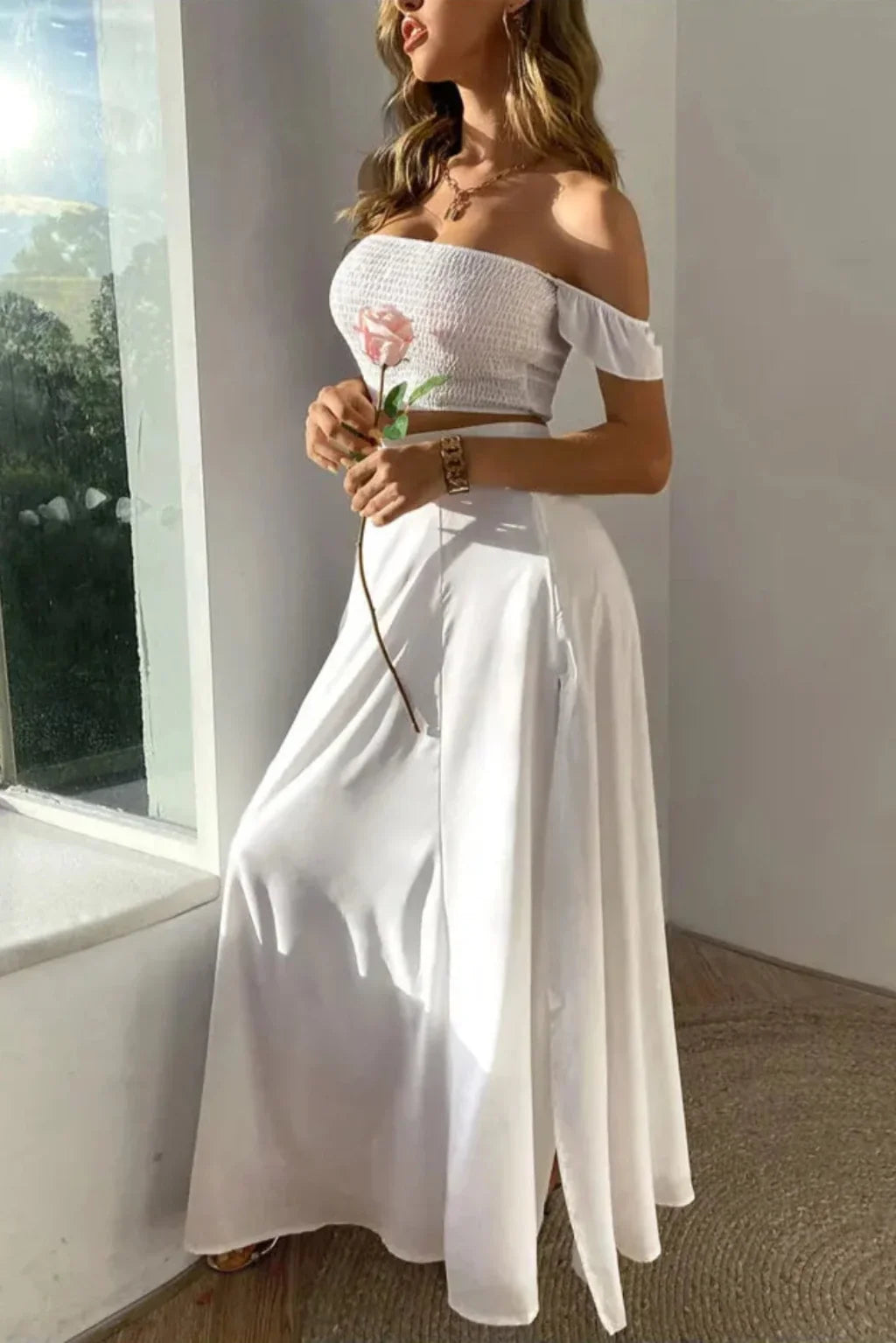 Conjunto Emma de Top y Falda Coordinada