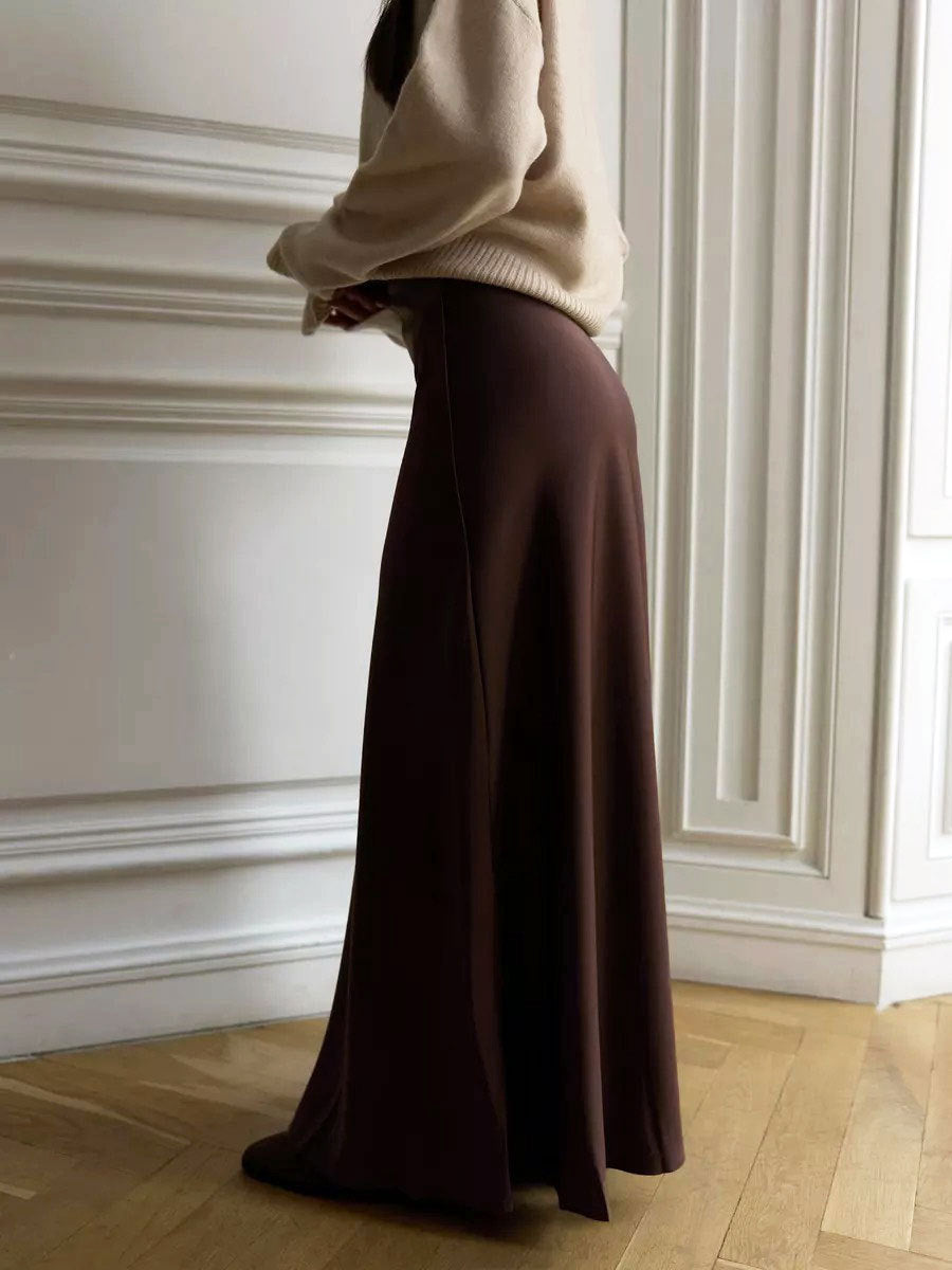 Falda Maxi Satinada