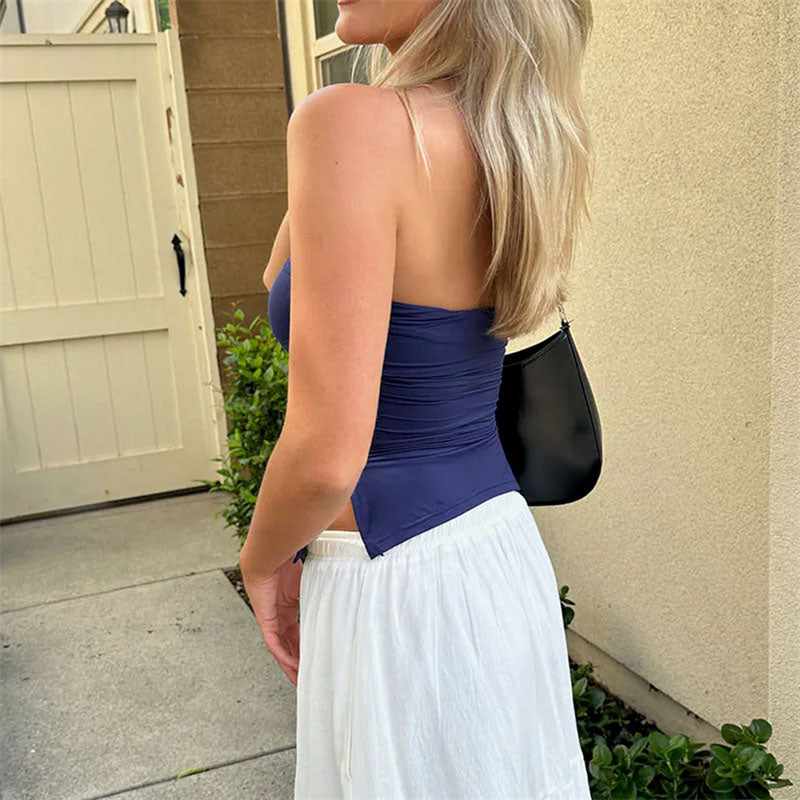 Top Bardot con Aberturas Laterales