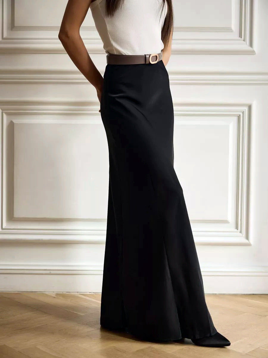 Falda Maxi Satinada