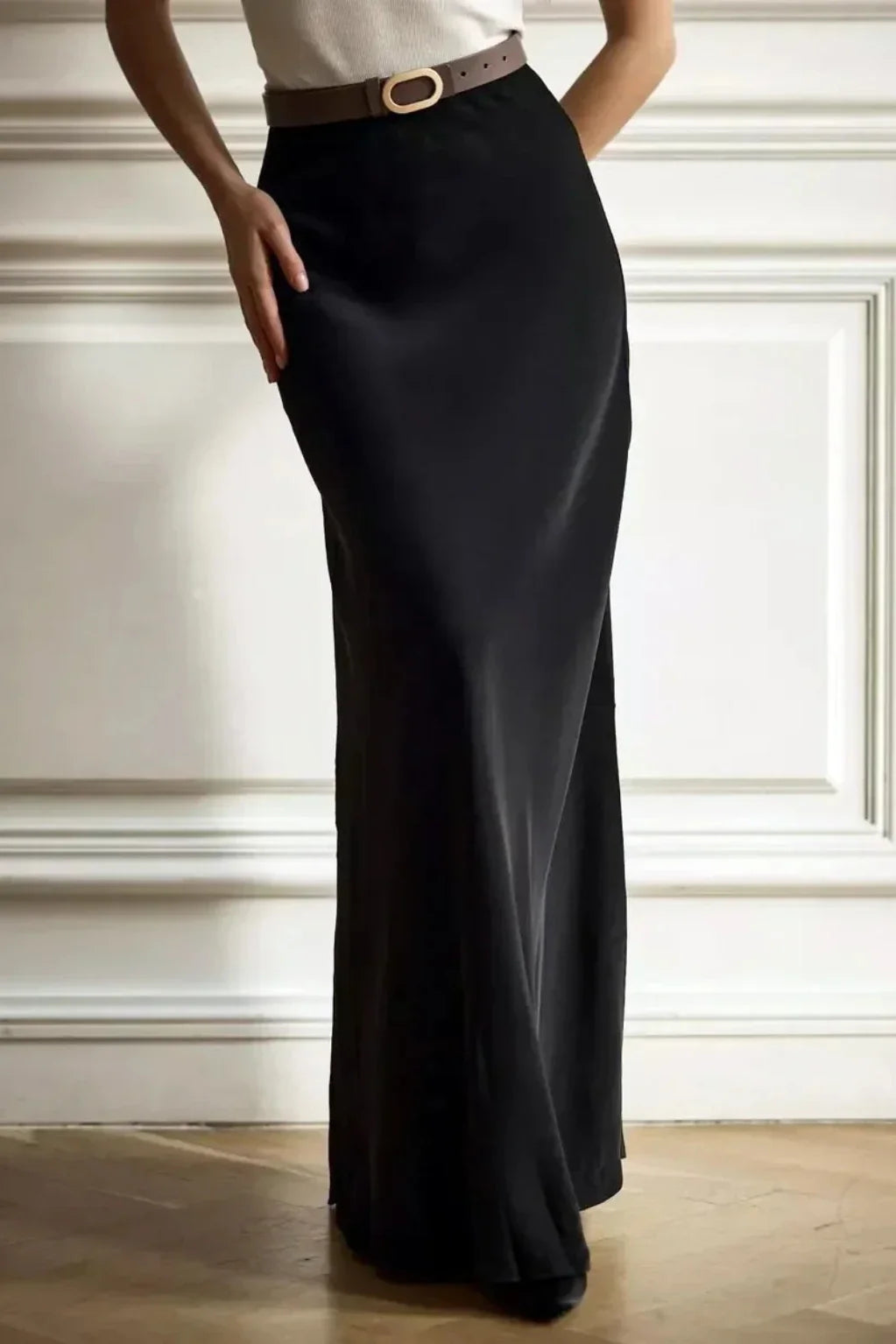 Falda Maxi Satinada