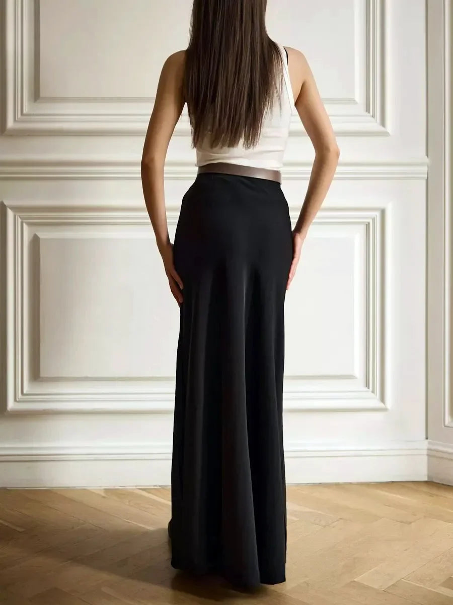 Falda Maxi Satinada