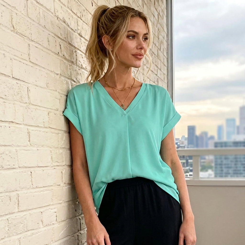 Blusa Nora Plisada