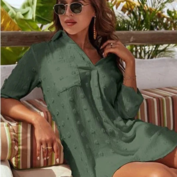 Camisa Valentina de Corte Largo